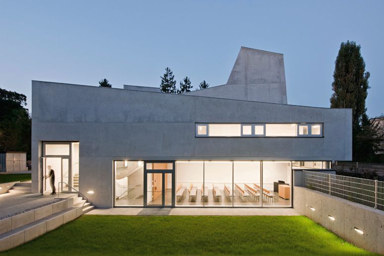 Ein Modernes Haus von außen